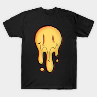 smiley drip T-Shirt